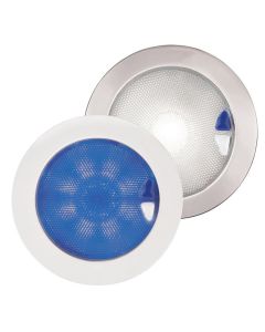 Hella 2JA980630211 White/Blue EuroLED 150 Touch Lamp - Polished Stainless