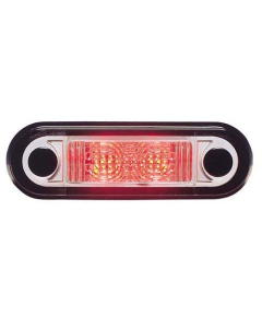 Hella LED Rear Position / Outline Lamp - Red Illuminated (2308)