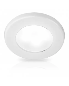 Hella 2JA958110011 EuroLED 75 Down Lights Screw mount White Plastic Rims - 12V DC