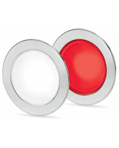 Hella 2JA958340101 EuroLED 95 Gen 2 Round Down Light Dual Colour Recess Mount w/ Spring Clip - White/Red