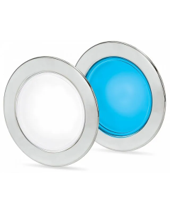 Hella 2JA958340111 EuroLED 95 Gen 2 Round Down Light Dual Colour Recess Mount w/ Spring Clip - White/Blue