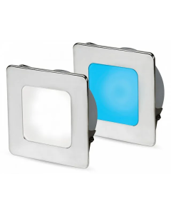 Hella 2JA958340611 EuroLED 95 Gen 2 Square Down Light Dual Colour Recess Mount with Spring Clip - White/Blue