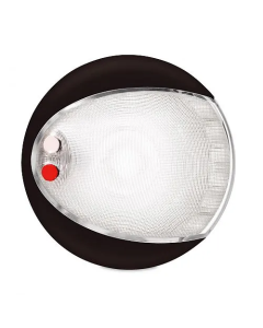 Hella 2JA959950111 EuroLED 130 Touch White/Red Lamp - Black Shroud