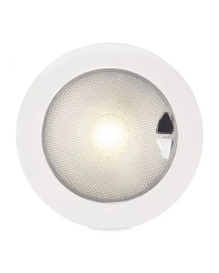 Hella 2JA980630601 EuroLED Touch 150 Down Lights White Plastic Rim - Warm White Light