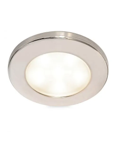 Hella 2JA980940011 EuroLED 95 Down Lights - Recess Mount Polished Stainless Steel Rim -  White Light