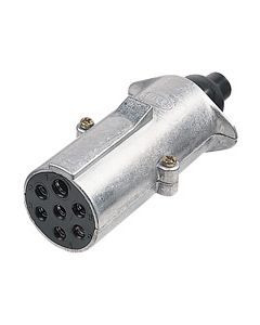 Hella 4908 7 Pole DIN ISO Metal Trailer Plug