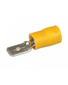 Hella 8515 Male Blade Terminals - Yellow (Box 100)