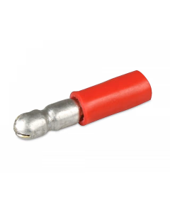 Hella 8520 Male Bullet Connectors - Red (Box 100)