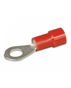 Hella 8540 Insulated Eye Terminals,  4.3mm - Red (Box 100)