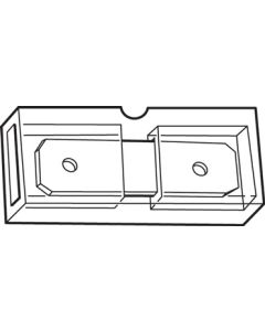 Hella 8516 Double Male Blade Connectors (Pack of 50)