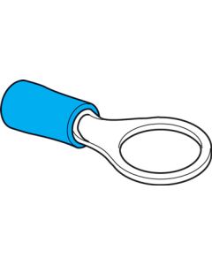 Hella Insulated Eye Terminals - Blue, 9.5mm (Pack of 100) (8537)