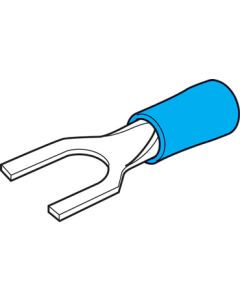 Hella Spade Terminals - Blue, 4.3mm (Pack of 100) (8562)
