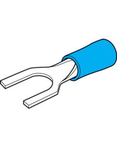 Hella 8563 Spade Terminals - Blue, 5.0mm (Pack of 100)