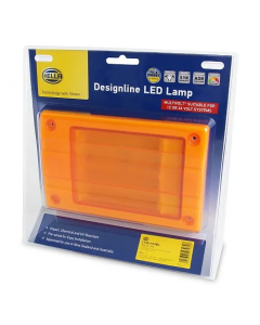 Hella 2146-H24BL Designline LED Module Rear Direction Indicator Lamp - Horizontal Mount (Blister pack)