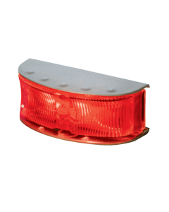Hella LED Rear End Outline Marker Lamp Red 12/24V Polished Hsng 
