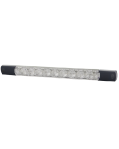 Hella LED Stop/ Tail Lamp 12V Clear Lens Black Hsing 2.5M Lead