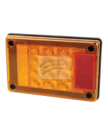 Hella Jumbo Series LED Rear Direction Indicator Lamp 12/24 Volt Horizontal or Veritcal