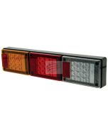 Hella Jumbo Series LED Triple Combination Stop / Tail / Indicator / Reverse Lamp 12/24 Volt