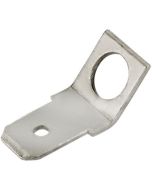 Quikcrimp DT145 Angled quick connect tab non-insulated (stud dia. 4.3mm)
