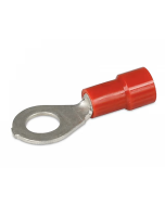 Hella 8241 Insulated Eye Terminals - Red, 5.0mm (Blister Pack 25)