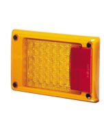 Hella Jumbo LED Rear Direction Indicator Module - Inbuilt Retro Reflector (2138)