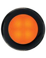 Hella Round LED Courtesy Lamp - Orange, 24V DC (98050861)