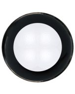 Hella Round LED Courtesy Lamp - White, Hi-Intensity, 24V DC (98050151)